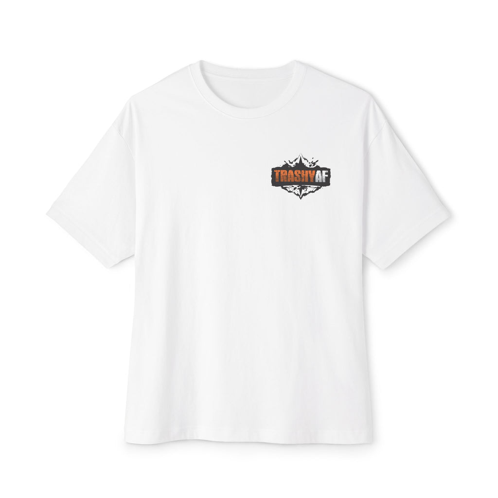Trashy AF Unisex Oversized Boxy Tee - Comfy Statement Shirt, Casual Wear, Gift for Friends, Trendy Fashion Tees, Streetwear Essentials