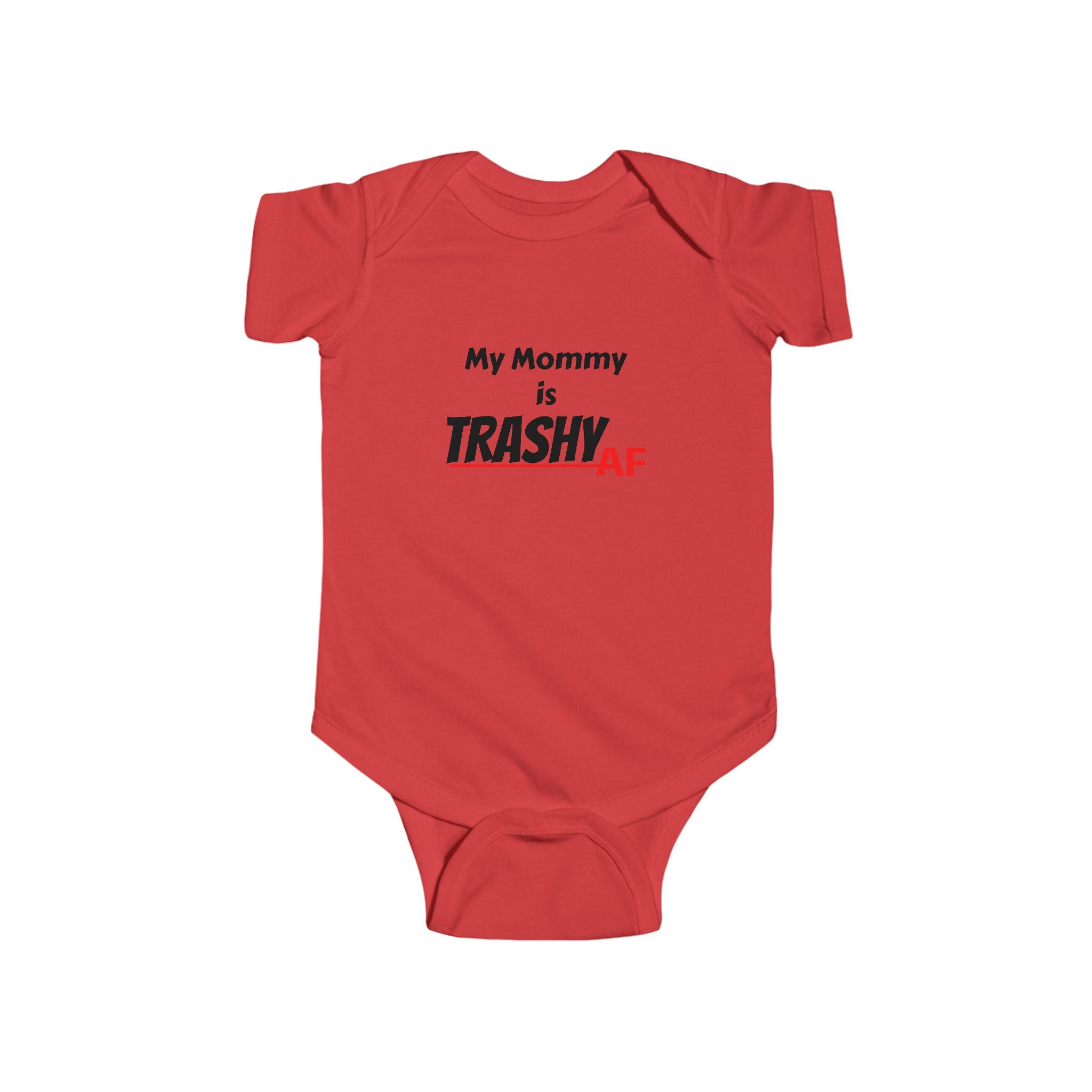 Funny Baby Bodysuit Onesie, My Mom is Trashy AF, Infant Outfit, Baby Shower Gift, Cute Infant Clothes, New Parent Gift, Funny Baby Wear